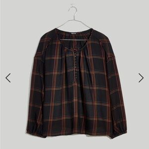Oversized fit Madewell blouse